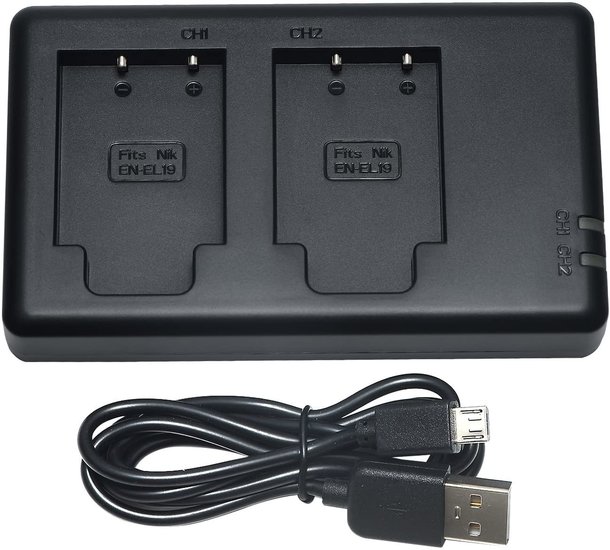 EN-EL19 USB Dual Charger (Nikon)