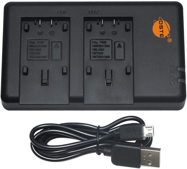 VW-VBT190 USB Dual Charger (Panasonic)