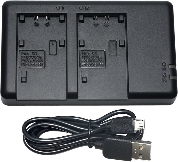 NP-FH70 USB Dual Charger (Sony)