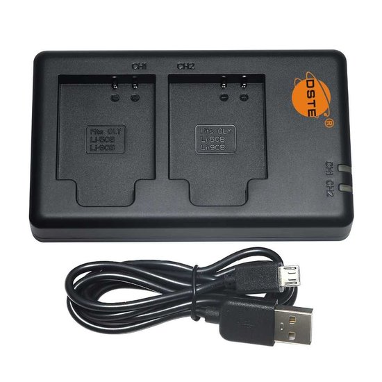 LI-60B USB Dual Charger (Olympus)