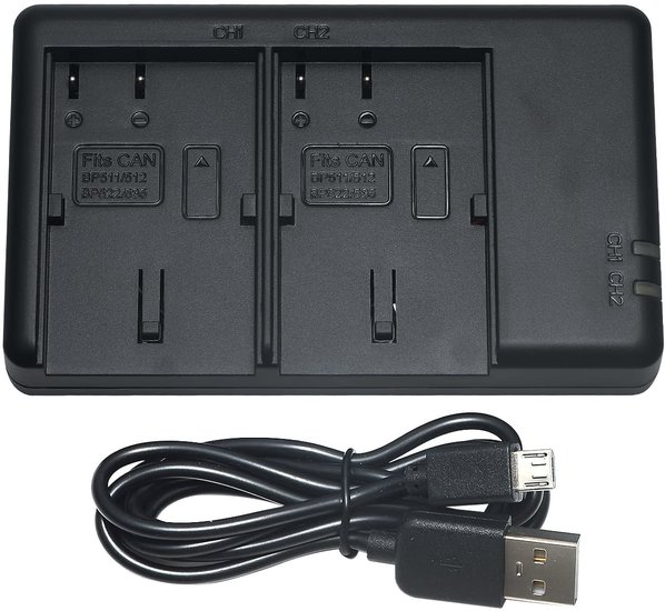 BP-512 USB Dual Charger (Canon)